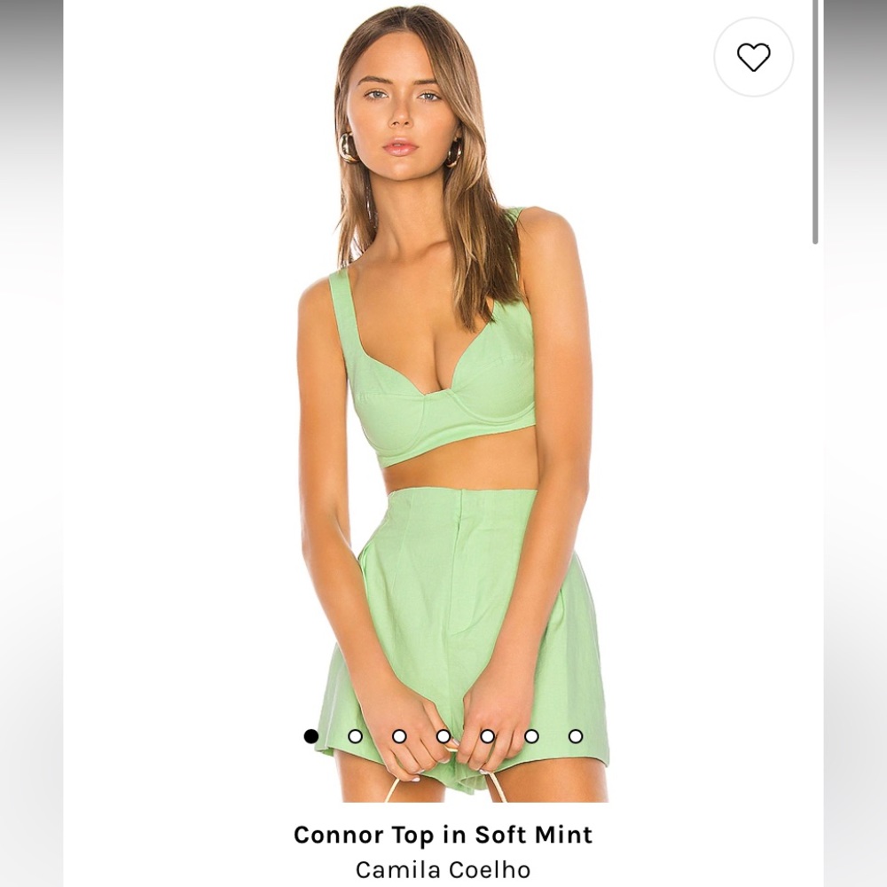 Camila Coelho mint top